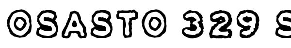 Osasto 329 Suljettu font preview